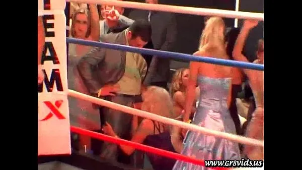 Hot V.I.P.-only underground boxing match cool Videos