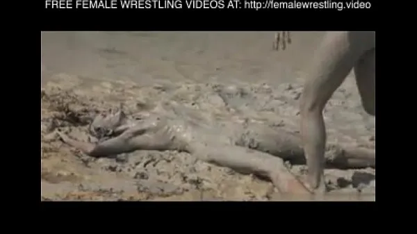 Hot Girls wrestling in the mud cool Videos