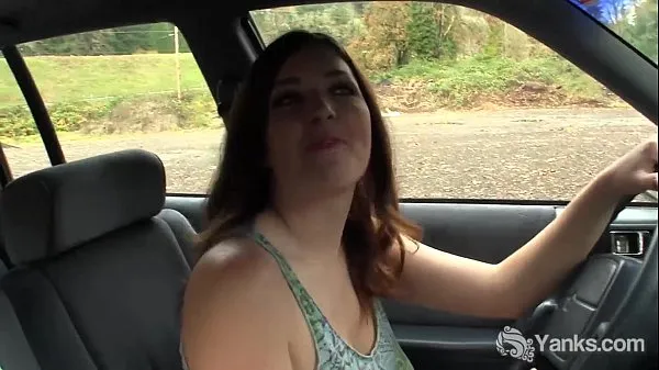Hot Busty brunette masturbating in her car cool Videos