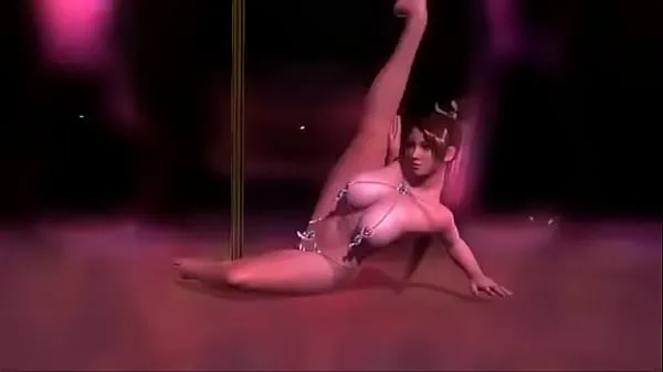 Vroči DOA5LR Mai Pole dance Artemis Bikini costume kul videoposnetki