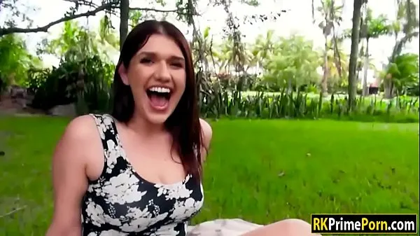 April Dawn swallows cum for some money Video keren yang keren