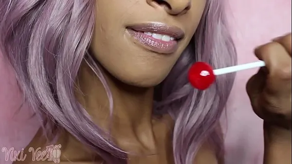 Longue Long Tongue Mouth Fetish Lollipop VÍDEO COMPLETO vídeos legais