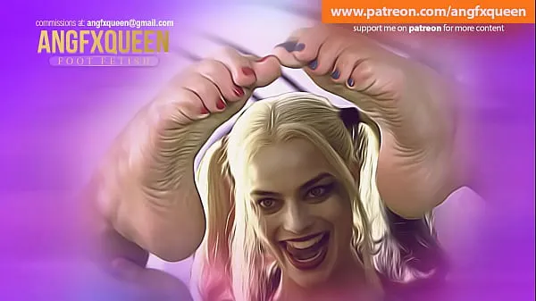 Harley Quinn feet footjob vídeos legais