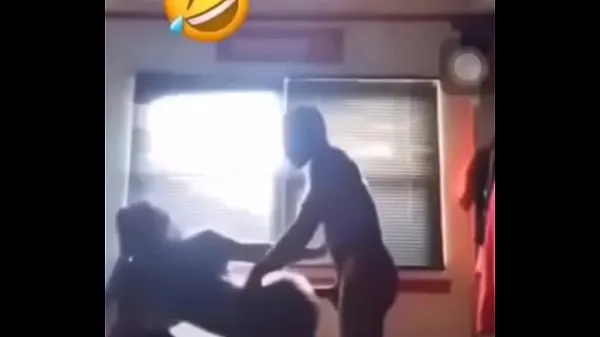 Hot African guy bangs on his girl roughly,After eating pizza cool Videos