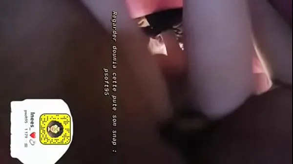 Hotte Dounia beurette deep throat, anal gangbang handjob is filmed live on snap: Psoft95 seje videoer