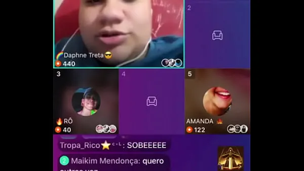 peitinhos na live da Daphne Video thú vị hấp dẫn