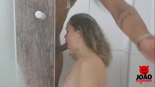 Hot white girl giving in the bathroom cool Videos