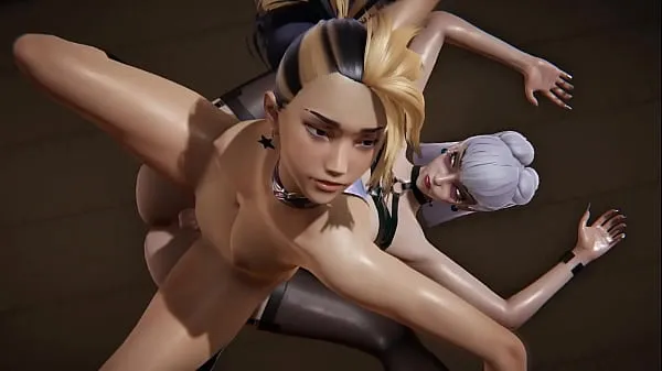 Hot League of Legends Futa - Akali gets creampied by Evelynn cool Videos
