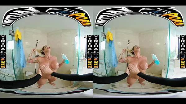 Hot Busty Blonde MILF Robbin Banx Seduces Step Son In Shower cool Videos