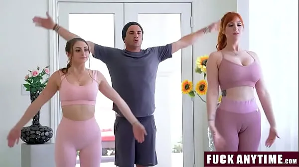 Hot FuckAnytime - Yoga Trainer Fucks Redhead Milf and Her as Freeuse - Penelope Kay, Lauren Phillips cool Videos