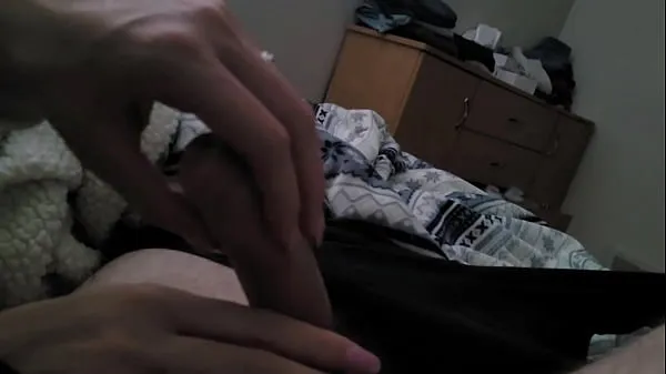 huge cumshot all over teens hand after slow handjob and tease Video keren yang keren