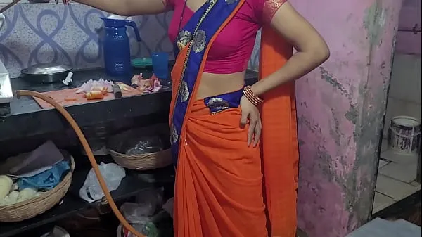 Hot Seeing the maid cooking food in the kitchen, if she did not agree, then she gave her a pail cool Videos