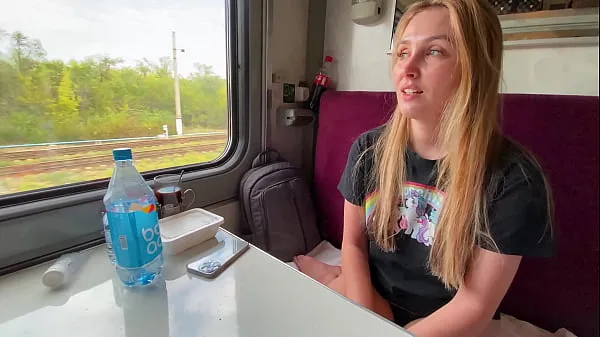 Hot Married stepmother Alina Rai had sex on the train with a stranger cool Videos