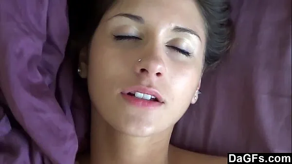 Dagfs - Amazing Homemade Sex With Sensual Brunette In My Bed Video keren yang keren