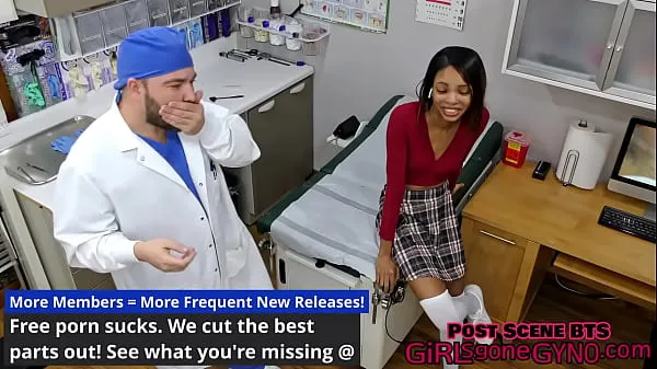 Menő Solana Undergoes Her Mandatory Cheerleading Physical Including Gynecological Exam @ Doctor Tampa's Gloved Hands @ GirlsGoneGyno menő videók